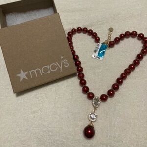 Red Pearl Necklace